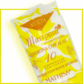 Almohadillas Sanitarias Superfinas con Alas